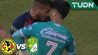 ¡HAY BRONCA! Davila y Dos Santos se encaran | América 2-0 León | Tour águila 2022 | TUDN