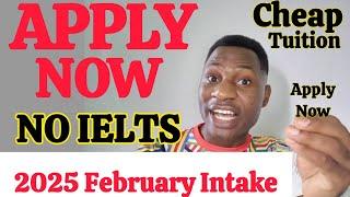 APPLY NOW AND START LECTURES FEBRUARY 2025