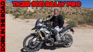 Triumph Tiger 900 Rally Pro Off Road Test Ride in the Mojave Desert