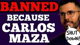 BANNED Because Carlos Maza! Getting CANCELLED for EXPOSING THE TRUTH!