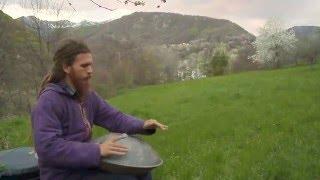 Pasha Aeon - New Vision Handpan, Wind, Mountains, North Italy 2016