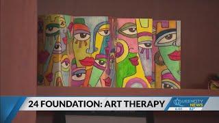 Art therapy lets Charlotte cancer patients show off creative side