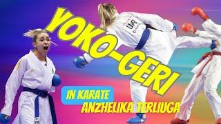 YOKO GERI Training with Anzhelika Terliuga! KARATE 55