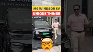 TOP Unique Things of MG Windsor EV @MGMotorIndia New Electric Car in India