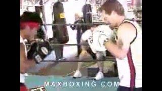 Manny Pacquiao sparring