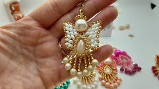 Diy video tutorial, ,ANGELO MAGICO,, #pendant #spilla #superduo