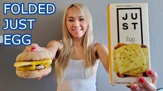 JUST EGG Folded Egg and VIOLIFE CHEESE Breakfast Sandwich TASTE TEST