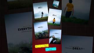 Cinematic Text Photo Editing Lightroom | Instagram Viral Cinematic Quotes Photo Editing Tutorial