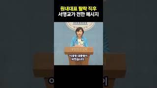 원내대표는 안 됐지만..서영교의 다음 행보는?