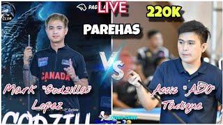 Money Game 220k | Mark Davao Vs Ado Laguna | Parehas 10Ball Race-20