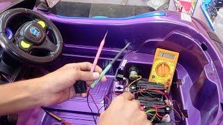 How To Repair Kids Car Common Faults | Battery Operated Cars Common Problems/7 star led || video 38