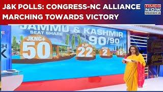 Jammu & Kashmir Assembly Election Results 2024: Congress-NC Alliance Leading In 50 Seats; BJP In 22