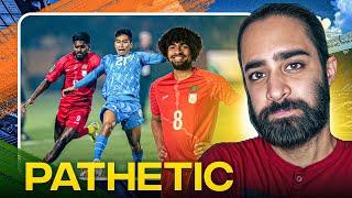 Well Played Bangladesh! Indian Football team is pathetic India 0-0 Bangladesh!AFC Asia