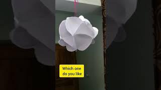 How To Make Paper Lamp |#7 Lamp | Diwali Decoration |#Shorts