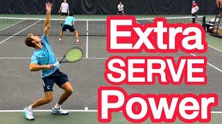 This ONE THING Will Help You Serve Faster (Tennis Technique Explained)
