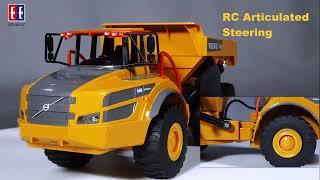 DOUBLE E Licensed Volvo RC Dump Truck 1/26 Scale