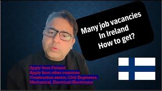 Jobs in Ireland from Finland and other countries