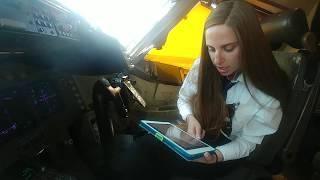 BOEING 747  CREW BRIEFING FOR DEPARTURE FROM ATLANTA BY PILOT SHIRI