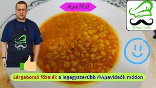 Sárgaborsó főzelék! A legegyszerűbb @Apavideok módon. Kezdők is bátran elkészíthetik olyan egyszerű.