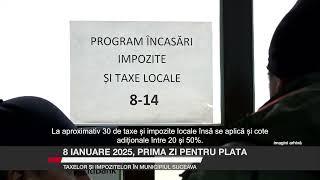 8 ianuarie 2025, prima zi pentru plata taxelor și impozitelor în municipiul Suceava