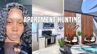 VLOG: APARTMENT HUNTING IN ORLANDO| FT. CURLY ME HAIR