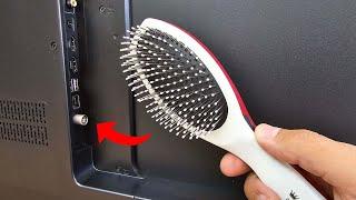 Just insert Hair Brush into the TV and all the channels will be unlocked in HD  || Antenna Booster