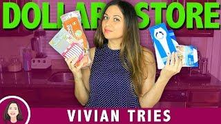 6 WEIRD DOLLAR STORE KITCHEN ITEMS!!! |  VIVIAN TRIES HAUL