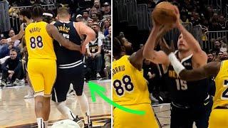 Nikola Jokic stays CALM as M. Morris tries TO PROVOKE him again with cheap fouls - Lakers vs Nuggets