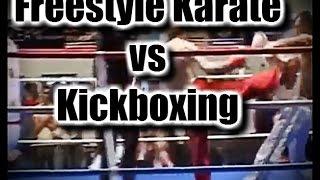 Kickboxing Fight Freestyle Karate vs Kickboxing