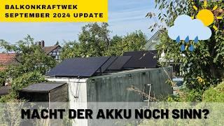 Ist die Anker Solix Solarbank schon in der Winterpause ? Balkonkraftwerk Update September 2024