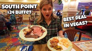 I Tried South Point's $24 All You Can Eat Dinner Buffet in Las Vegas.. 