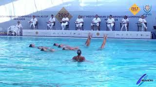 Jelsincro 13 BULGARIA RUTINA LIBRE COMBINADA SYNCHRONISED SWIMMING MEDITERRANEAN CUP 2017