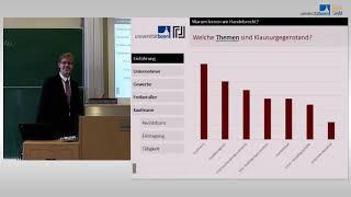 Handelsrecht 01 - Einführung; Unternehmer und Kaufleute 1