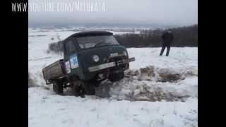 УАЗ vs HOVER! 4X4 Зимняя битва!!!)))