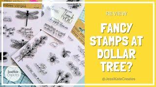 An Honest and Thorough Review of Dollar Tree Clear Stamps