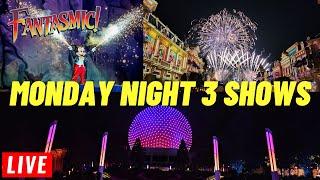 Live: 3 Parks 3 Shows Fantasmic to Happily ever after then Luminous at Walt Disney World 12/2/2024