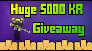 HUGE 5000 KR GIVEAWAY IN Krunker.io!!