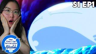 WHAT IS THIS ANIME?!! That Time I Got Reincarnated as a Slime Episode 1 Reaction + Review!