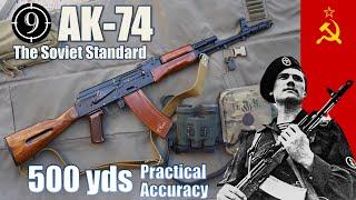 The Soviet  AK74 | AK74N [ Iron Sights ] to 500yds: Practical Accuracy