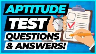 APTITUDE TEST Questions & Answers! (How to Pass an Aptitude Test at the FIRST ATTEMPT!) 100% PASS!