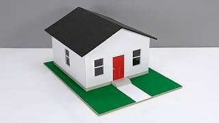 How to Make Simple Miniature House Design - Mini House Model