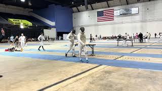 Daytona Duel 2024 Vet Men's Foil Semifinal: Flanagan vs Volkov