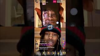 KSOO Tells King Von He Has More Bodies Then Him Not Knowing Yungeen Ace Is On Ig Live #kingvon