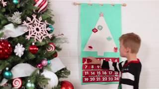 DIY A Unique Felt Advent Calendar | VELCRO® Brand & @AlexisMiddletonPersiaLou