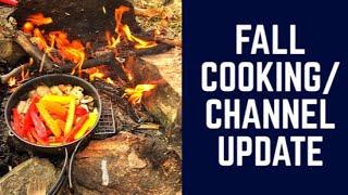 Fall Open Fire Cooking, Bushcraft Grill and Channel Update