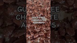 Guilt-free chocolate almonds #food #health #healthyrecipe #bake #homemade #healthylifestyle  #asmr