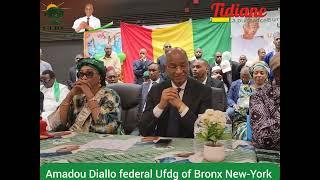 The speech of the Federal UFDG of Bronx Amadou Diallo in front of the president Cellou Dalein Diallo