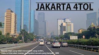 Driving at 4 Toll Road Around JAKARTA : JORR [Outer Ring Road] - Jagorawi - Inner Ring Road - Janger