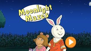 Arthur : Moonlight Mazes  PBS KIDS Game | KIDS ON TV (Mini Explorers Zone)