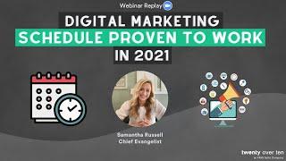 The Daily Digital Marketing Schedule Proven to Work for Financial Advisors in 2021